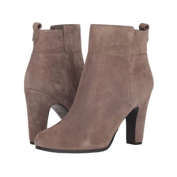 Sam Edelman Sianna Booties Suede Gray Sz 10 - Picture 5 of 5